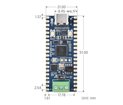 Waveshare RP2350-CAN